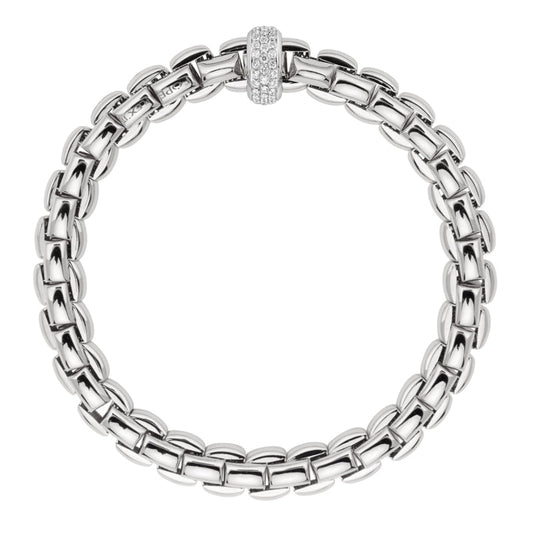 Fope Eka 18ct White Gold 0.58ct Diamond Bracelet 60711BX_XX_B_XBX_00S