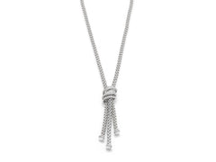 Fope MiaLuce 18ct White Gold 1.63ct Diamond Lariat Necklace FPE-1388