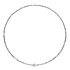 Fope Prima 18ct White Gold 0.18ct Diamond Necklace 74508CX_BB