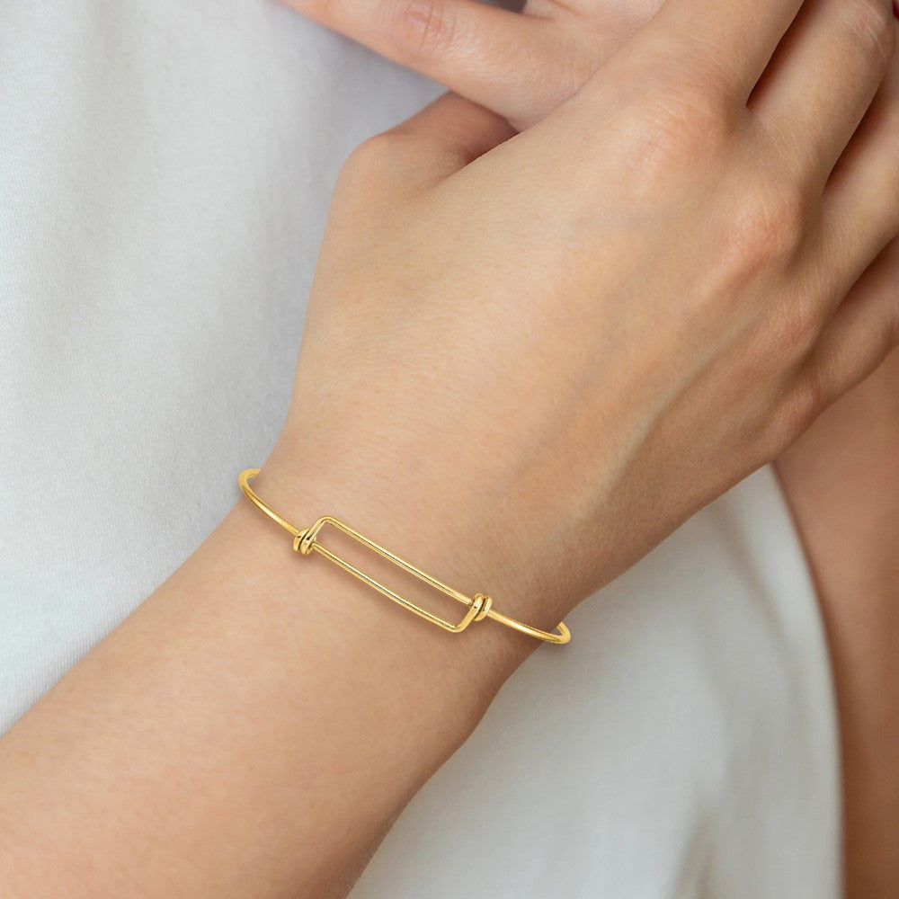 Gold Filled 1.65mm Expandable Bangle GF5042