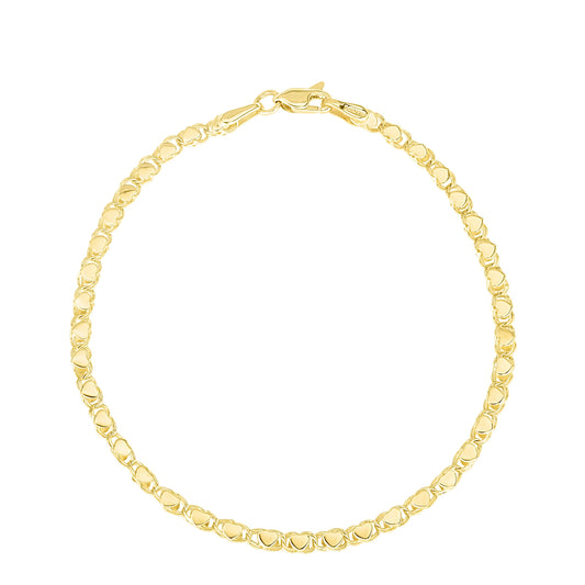 Parkplace Jewelers 14k-gold-3mm-heart-chain-hc1