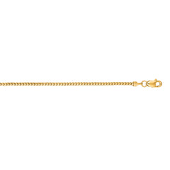 Yellow Gold Diamond Cut/ Textured Ice Necklace