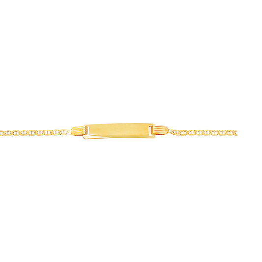 Royal Chain 14K Gold Children's Mariner ID Bracelet ID135