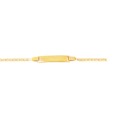 Royal Chain 14K Gold Children's Mariner ID Bracelet ID135