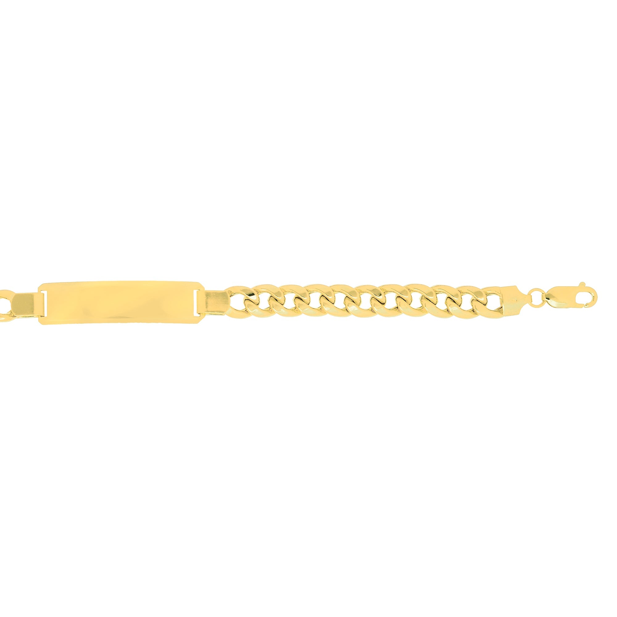 Parkplace Jewelers 14k-gold-8mm-polished-id-bracelet-id214