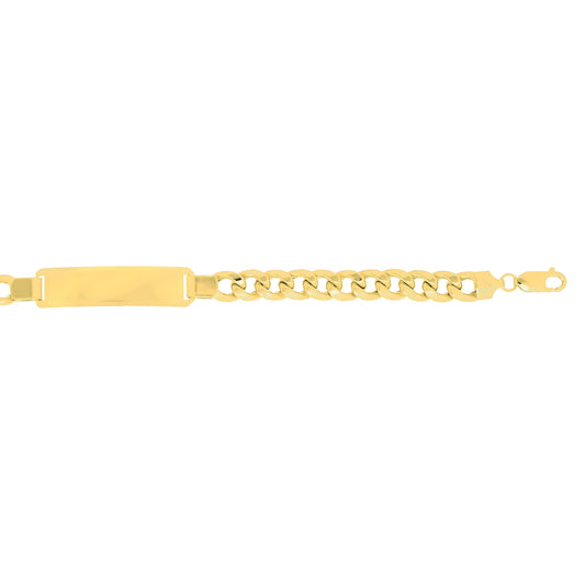 Parkplace Jewelers 14k-gold-8mm-polished-id-bracelet-id214