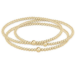 Enewton Classic Beaded Bangle Stack - 3mm BSBAN3