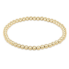Enewton classic gold 4mm bead bracelet BCLG4