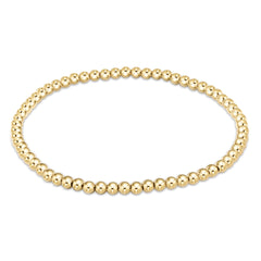 Enewton classic gold 3mm bead bracelet BCLG3