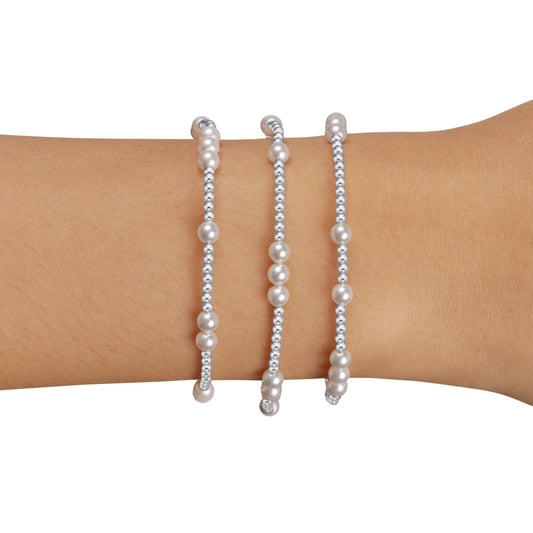 Enewton Hope Unwritten Sterling & Pearl Stack - 4mm BSHOP4SPE