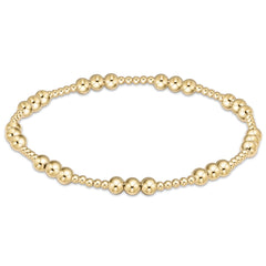 Enewton Classic Joy Pattern 4mm Bead Bracelet - Gold BCLJOYPG4