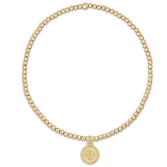 Enewton Classic Gold 2mm Bead Bracelet - Blessing Small Gold Disc BCLG2BLSSMGD