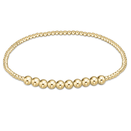 Enewton Classic Gold Beaded Bliss 2mm Bead Bracelet - 4mm Gold BCLG2BEBLG4