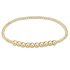 Enewton Classic Gold Beaded Bliss 2mm Bead Bracelet - 4mm Gold BCLG2BEBLG4