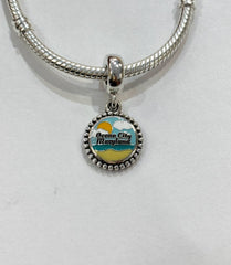 Pandora Ocean City, Maryland Exclusive Beach Scene Dangle Charm