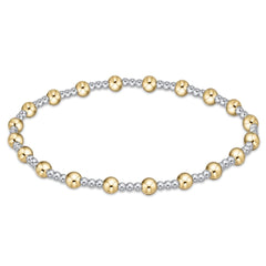 Enewton Classic Sincerity Pattern 4mm Bead Bracelet - Mixed Metal BCLSINPMXM4