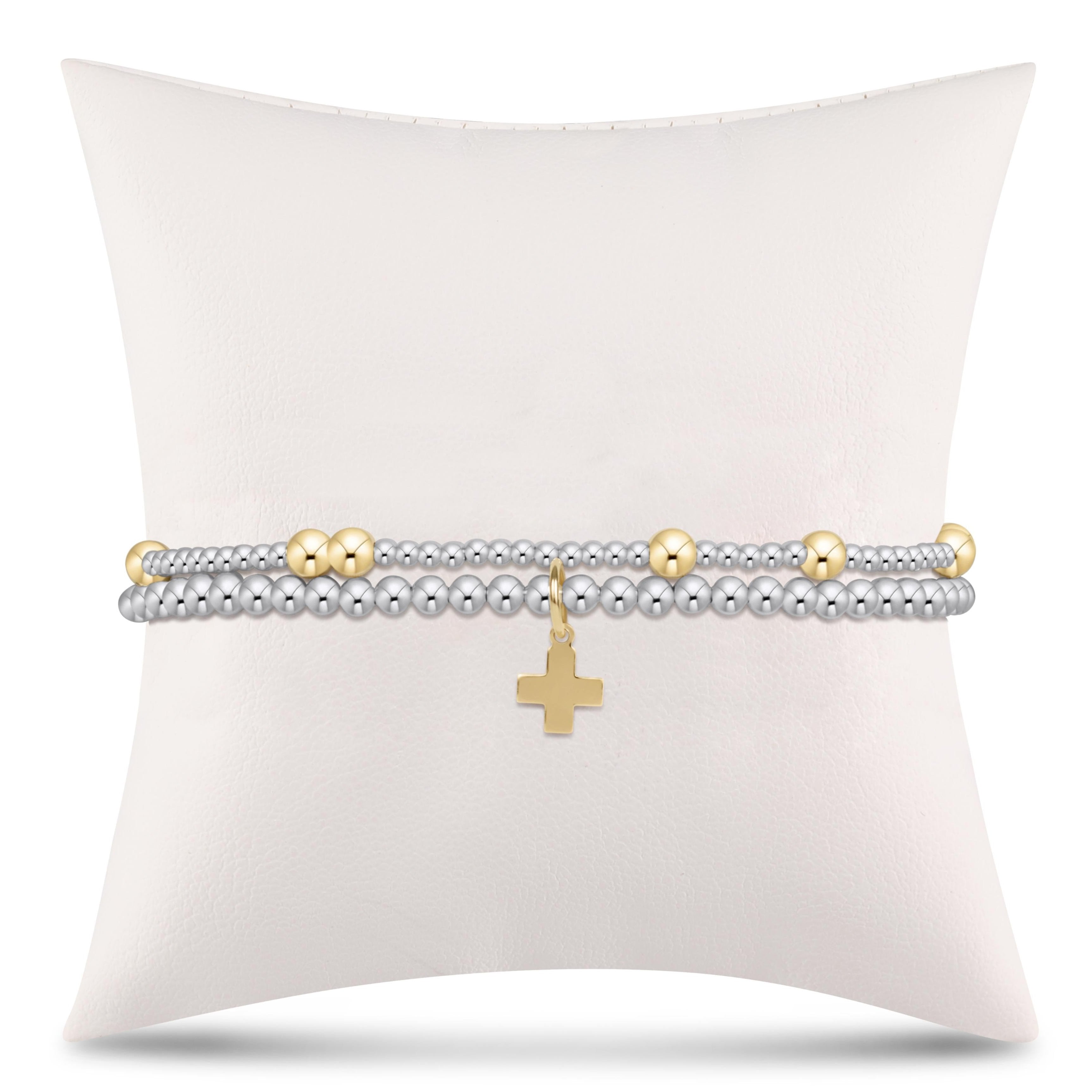Enewton full of hope stack - mixed metal - signature cross charm BSFOHMXMSCG