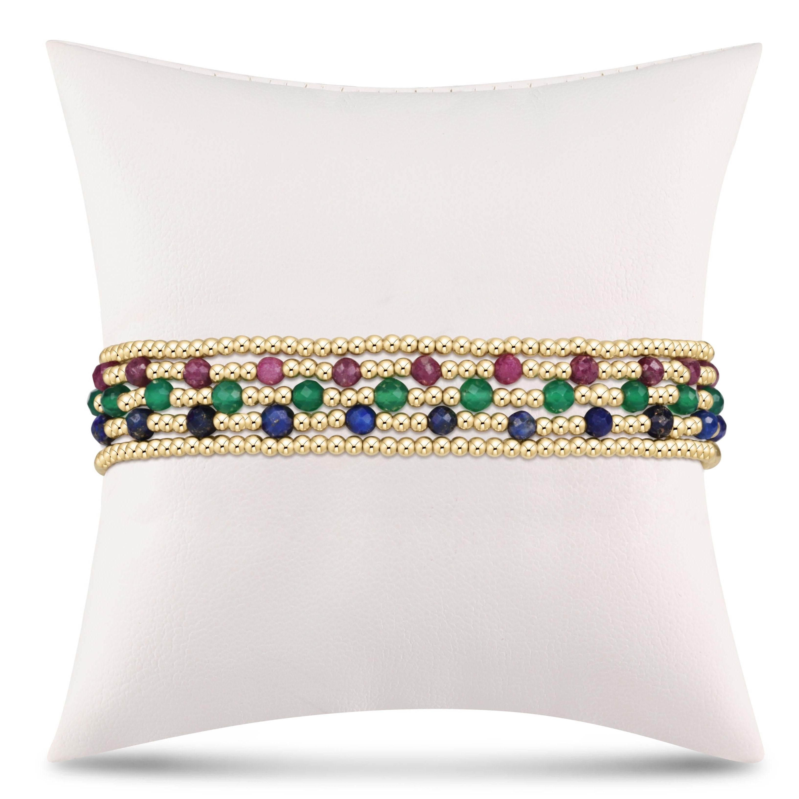 Enewton simply classic sincerity stack - green onyx, lapis, ruby BSSICLSINGOXLAPRUB