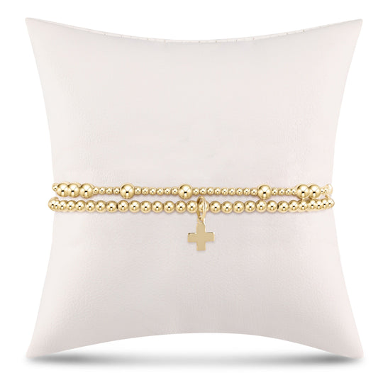 Enewton Full of Hope Gold Stack - Signature Cross Gold Charm BSFOHGSCG