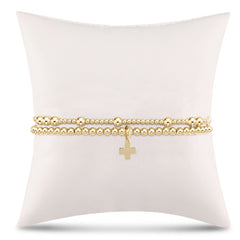 Enewton Full of Hope Gold Stack - Signature Cross Gold Charm BSFOHGSCG