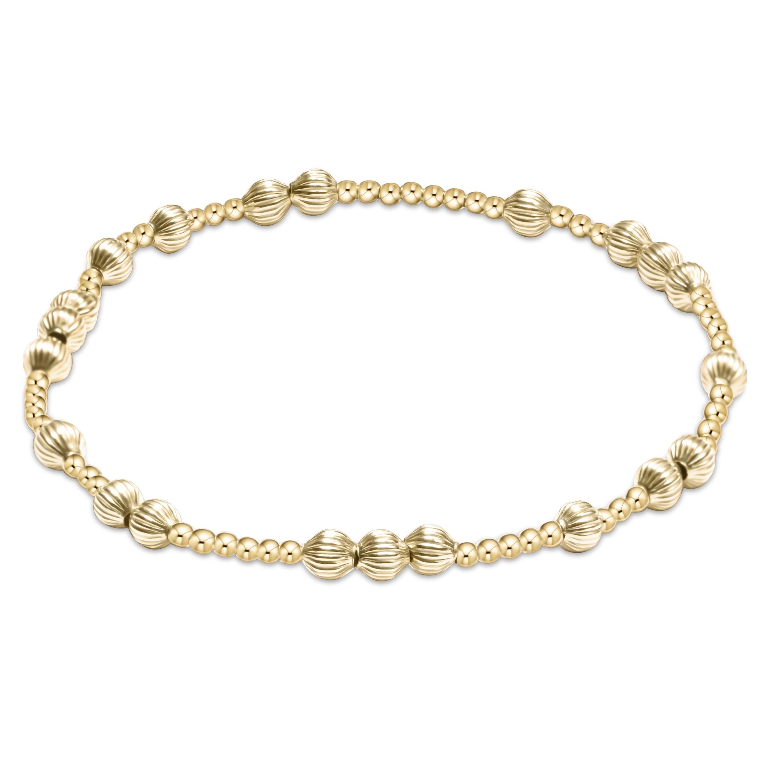Enewton Hope Unwritten Dignity 4mm Bead Bracelet - Gold BHOPUNWDIGG4