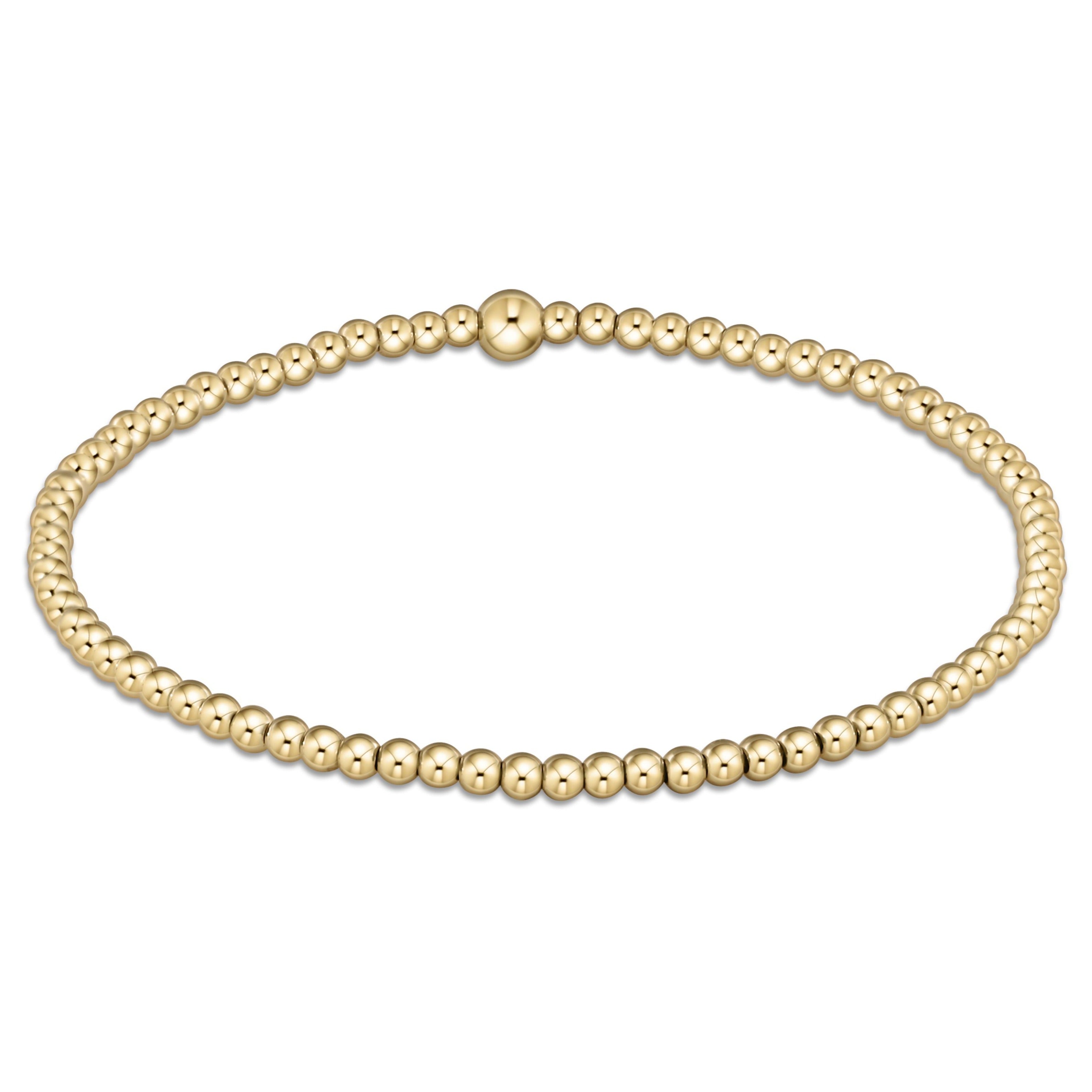 Enewton Classic Gold 2.5mm Bead Bracelet BCLG25