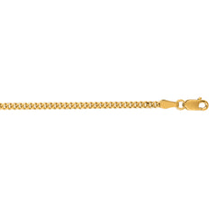 Yellow Gold Polished Gourmette Necklace
