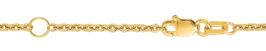 Yellow Gold Polished Lite Cable Necklace