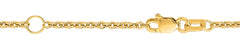 Yellow Gold Polished Lite Cable Necklace
