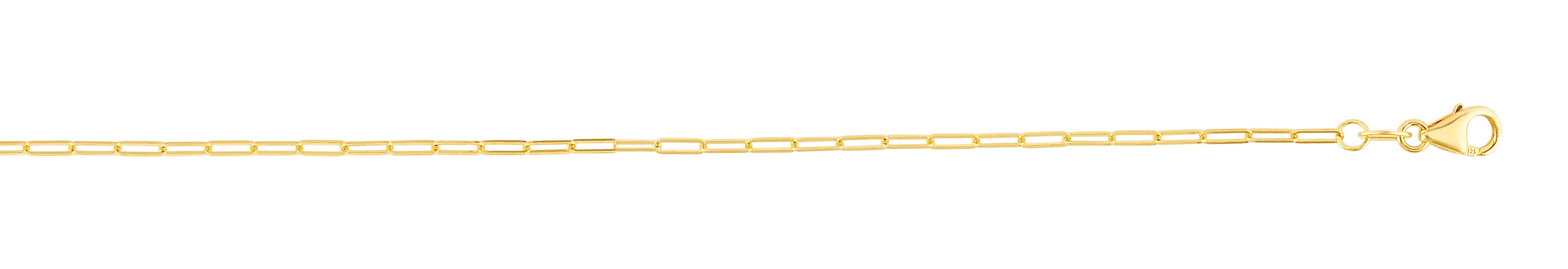 Parkplace Jewelers 18k-gold-paperclip-chain-kpclip