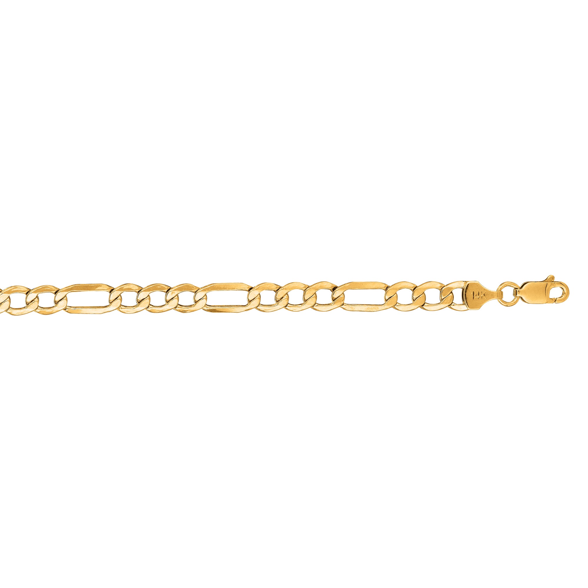 Royal Chain 14K Gold 5.6mm Lite Figaro Chain LFIG120