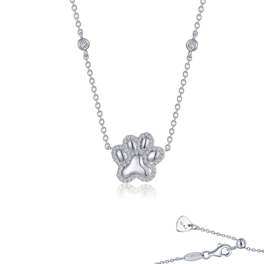 LAFONN Puffy Paw Print Necklace LV006CLP20