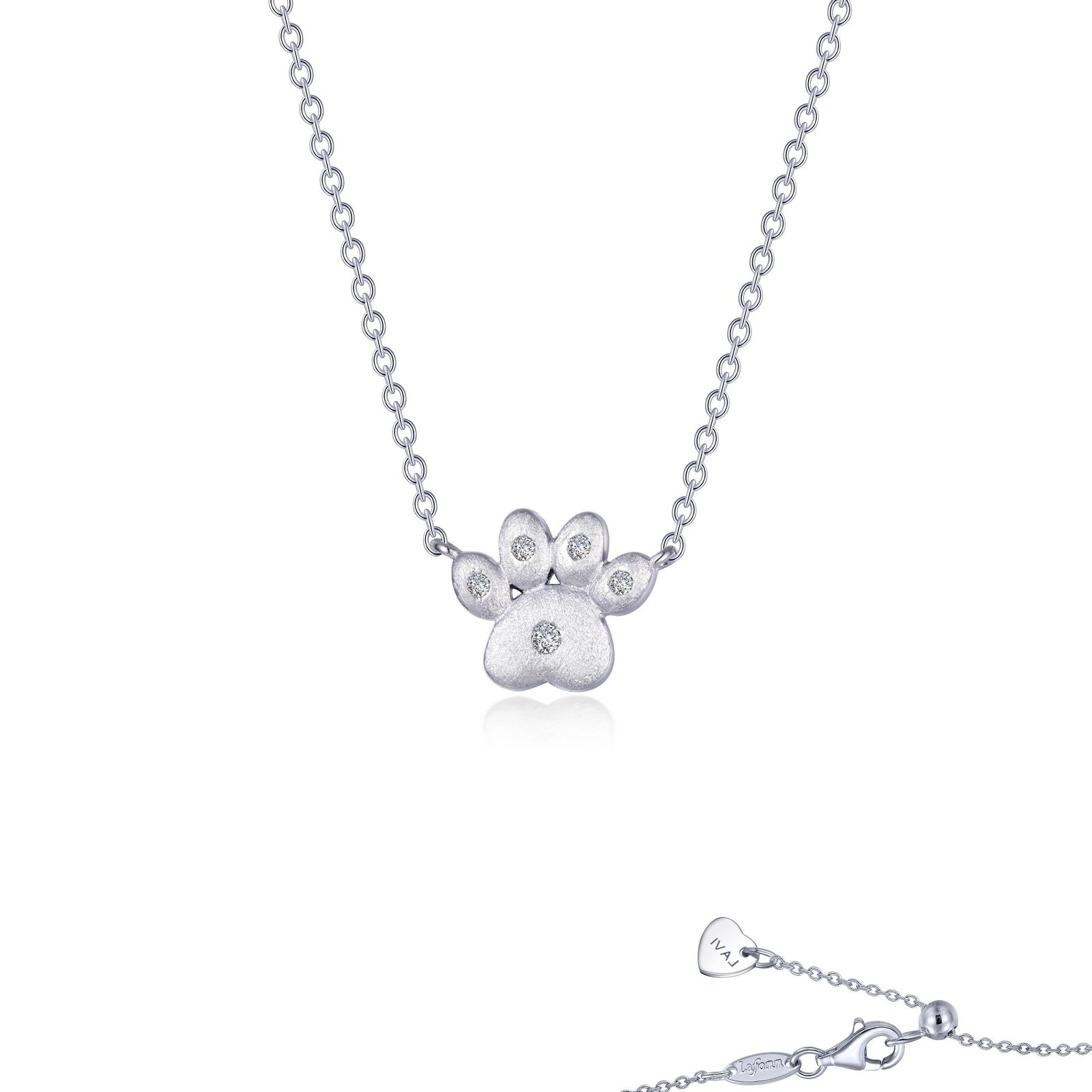 LAFONN Puffy Paw Print Necklace LV008CLP20