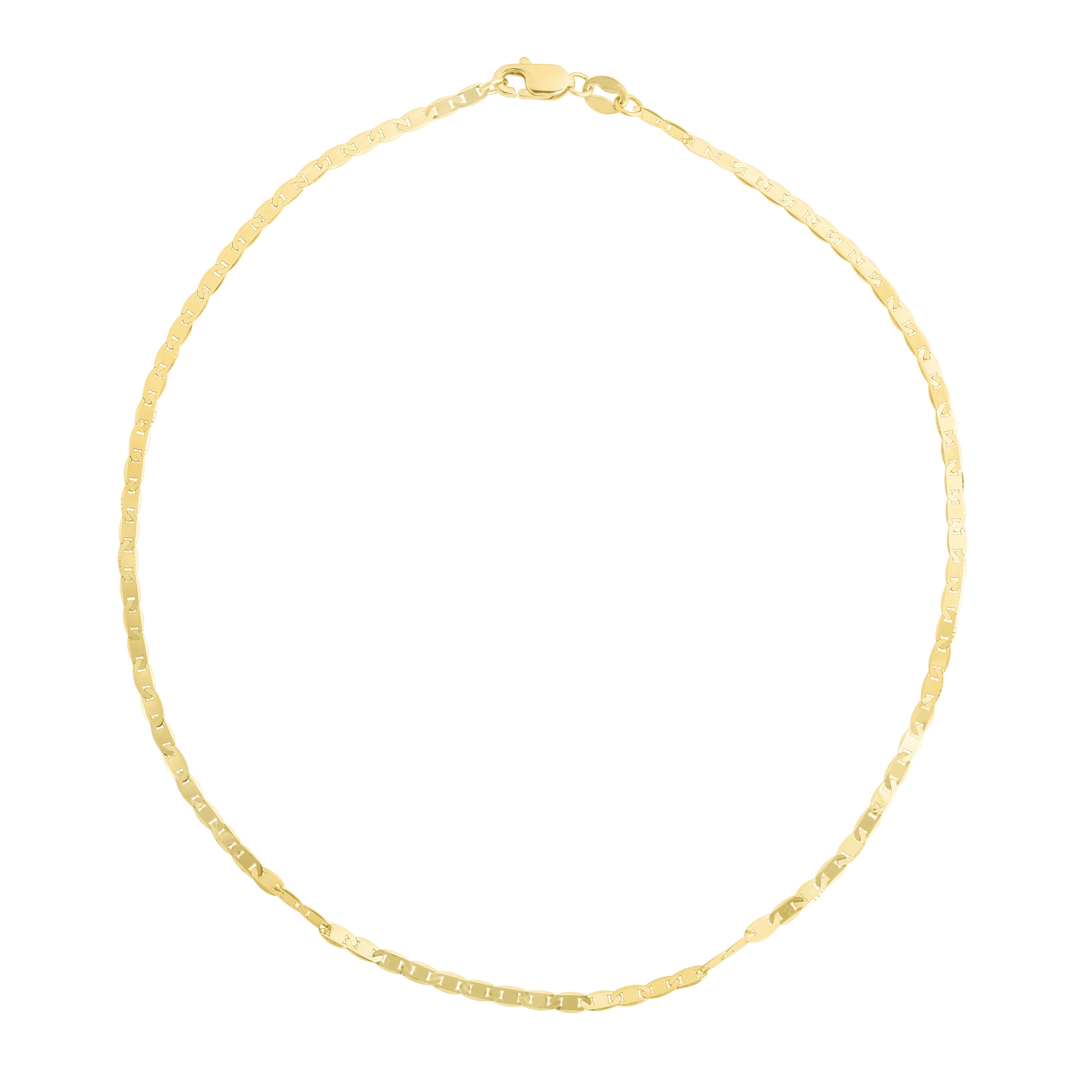 Parkplace Jewelers 14k-gold-1-7mm-mariner-chain-m050