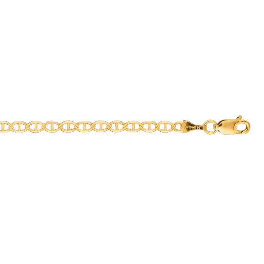 Parkplace Jewelers 14k-gold-3-2mm-mariner-chain-m080