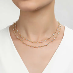 LAFONN Classic Station Necklace N0009CLG16