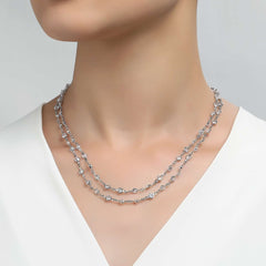 LAFONN Classic Station Necklace N0009CLG16