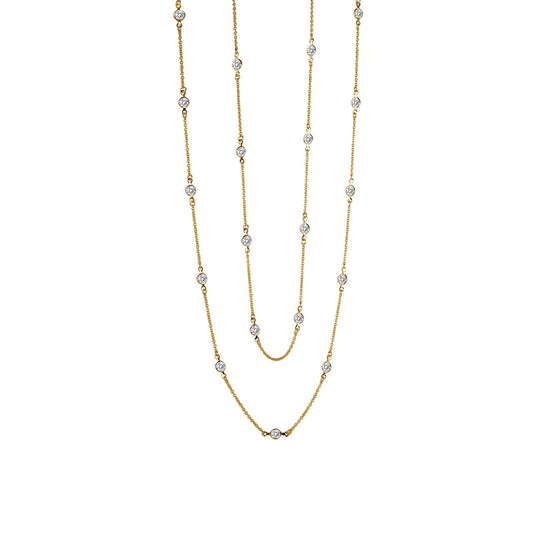 LAFONN Classic Station Necklace N0016CLG36