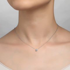 LAFONN 0.46 CTW Solitaire Necklace N0030CLG18