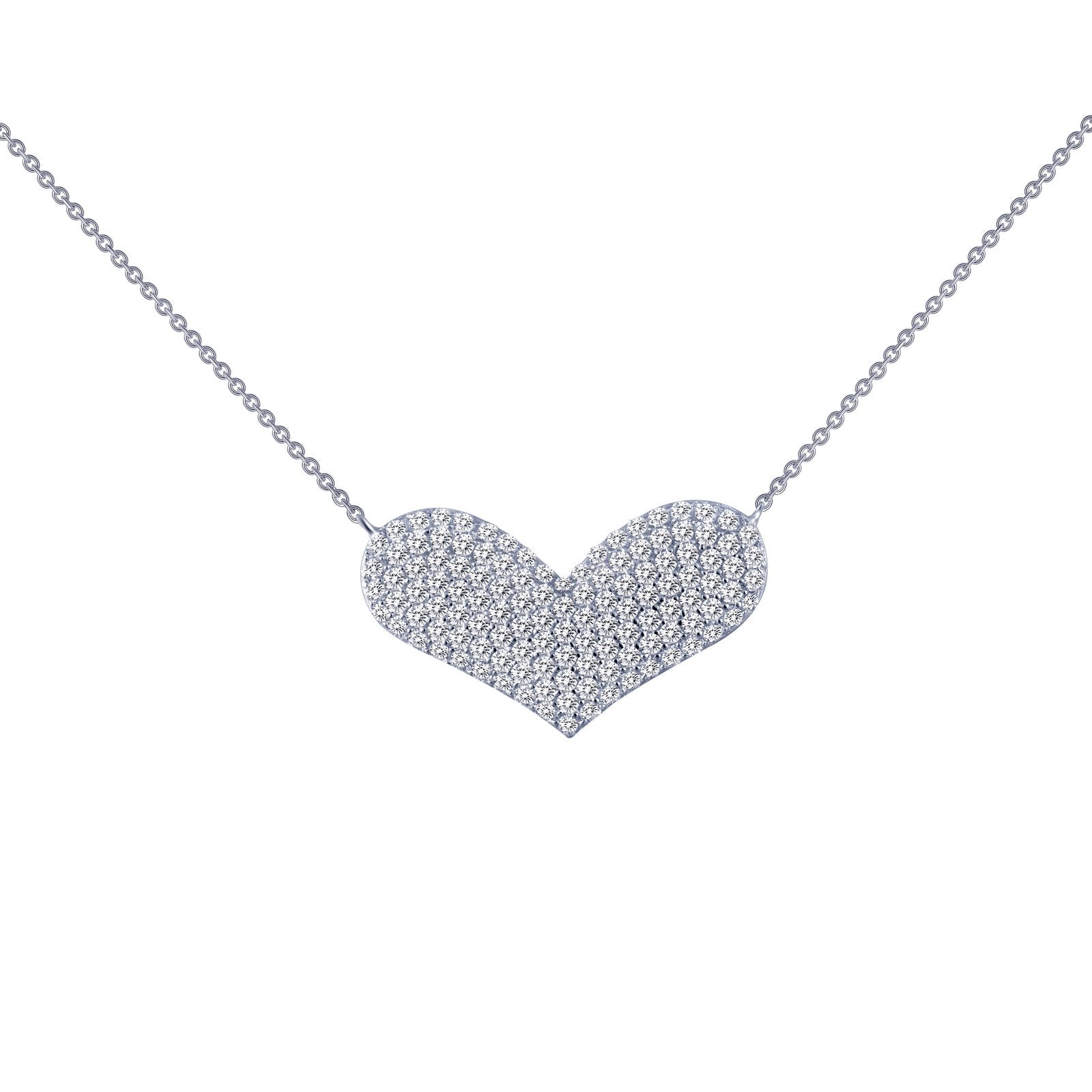 LAFONN 1.21 CTW Heart Necklace N0041CLP18