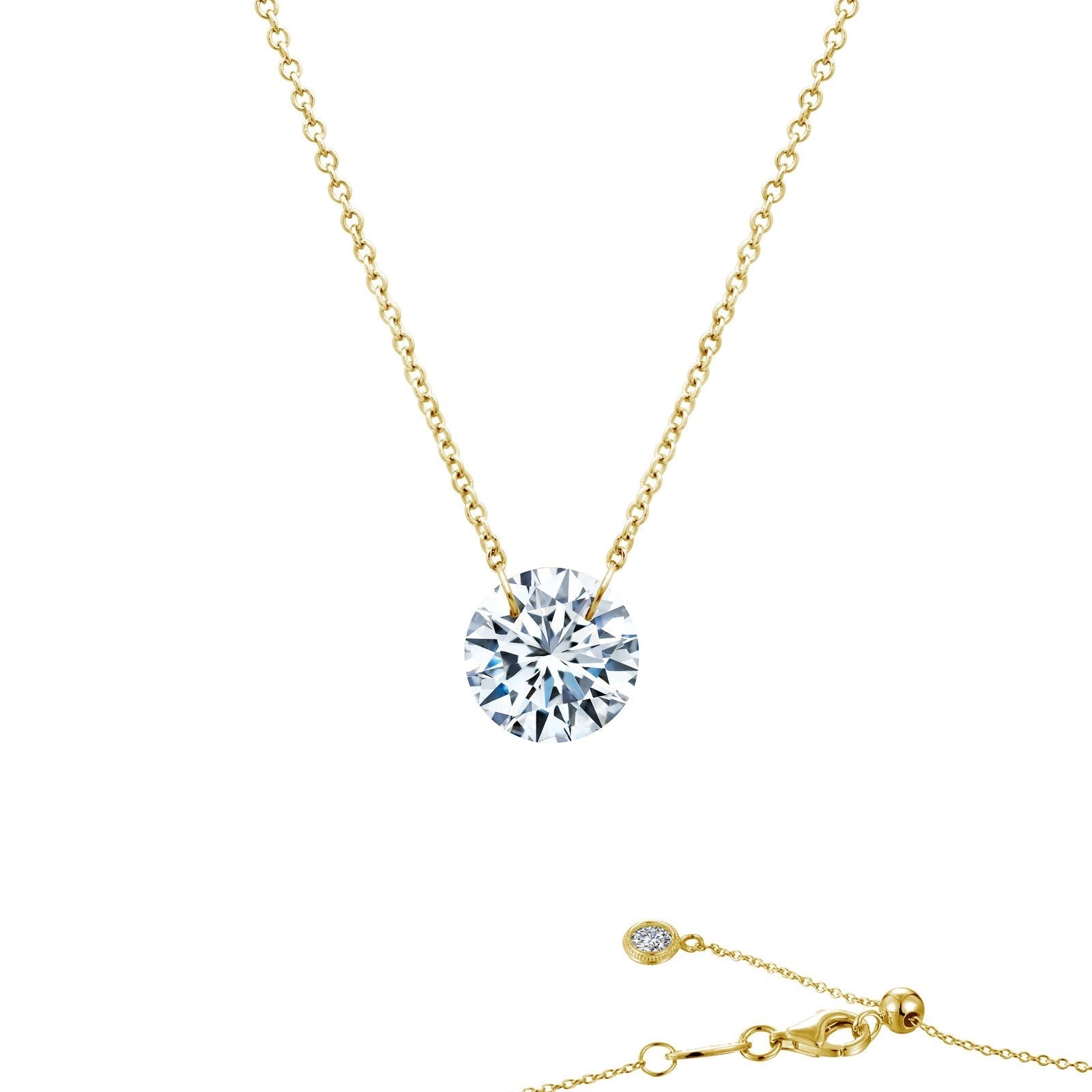 LAFONN Frameless Solitaire Necklace N0070CLG18