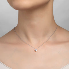LAFONN Frameless Solitaire Necklace N0076CLP18