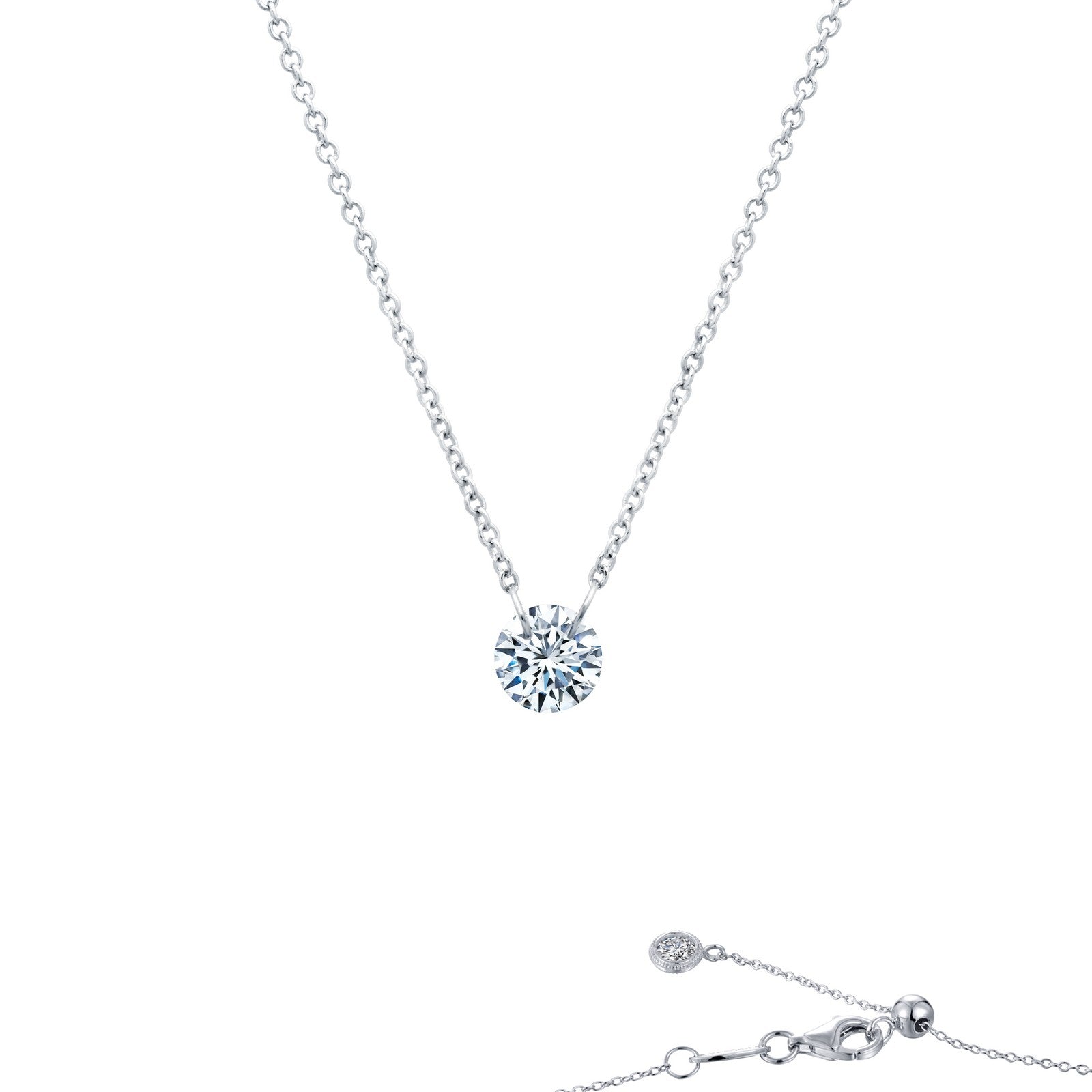 LAFONN Frameless Solitaire Necklace N0089CLP18