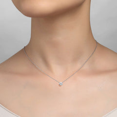 LAFONN Frameless Solitaire Necklace N0090CLP18