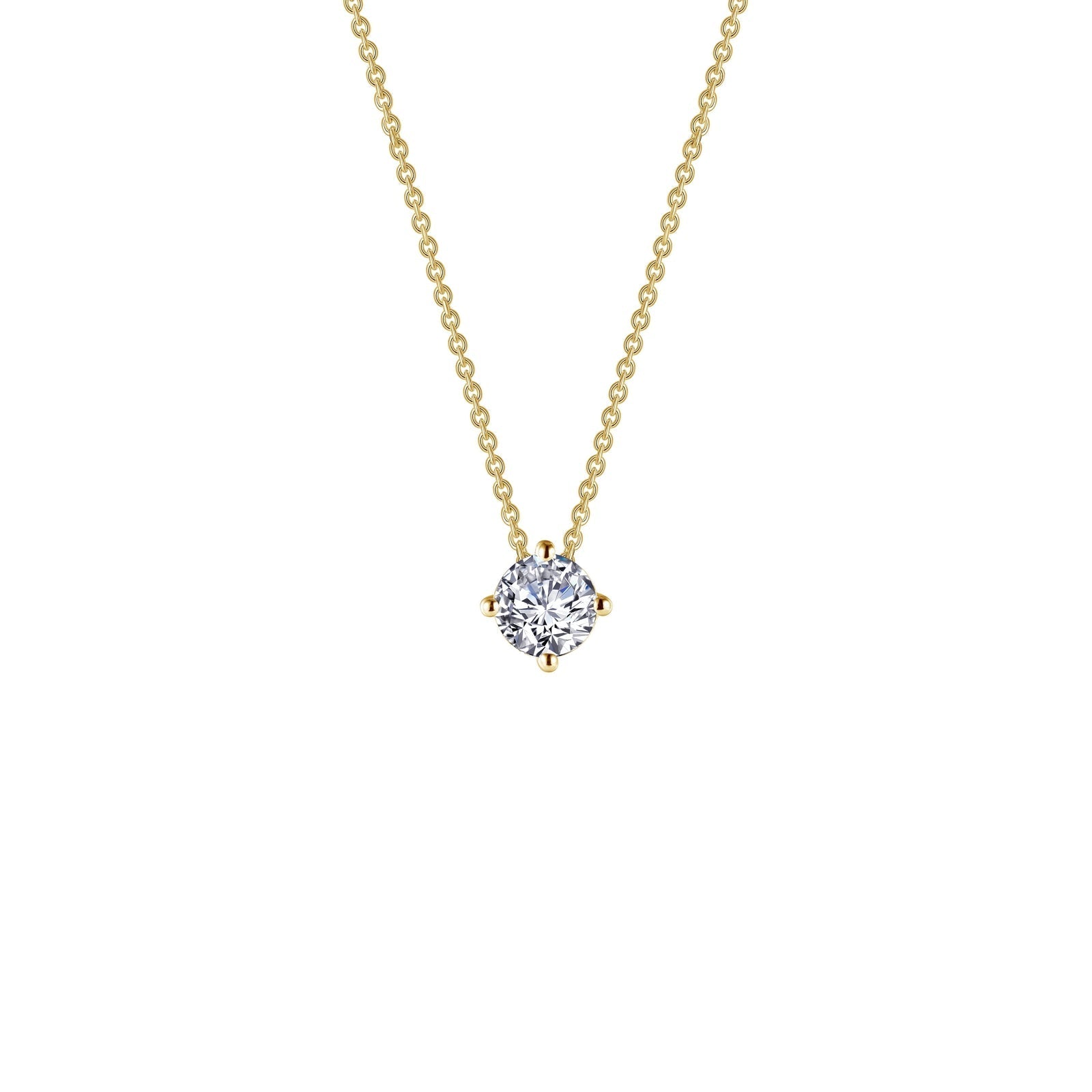 LAFONN 0.50 CTW Solitaire Necklace N0172CLP20
