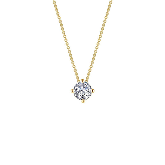 LAFONN 0.85 CTW Solitaire Necklace N0173CLG20