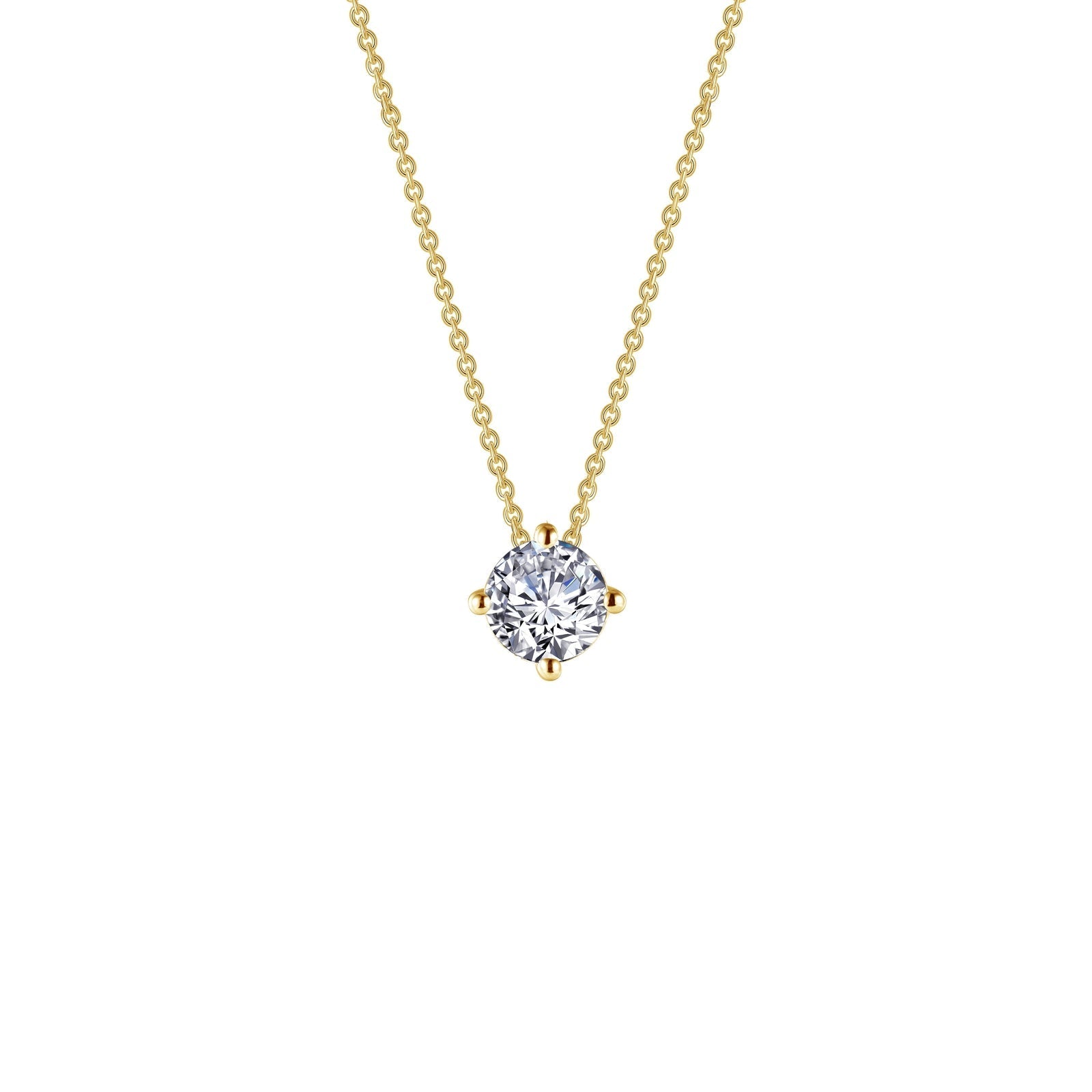 LAFONN 0.85 CTW Solitaire Necklace N0173CLP20