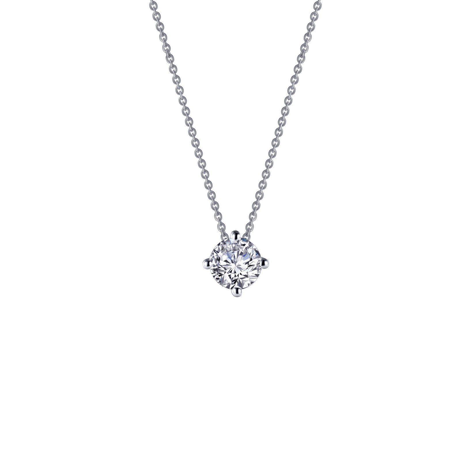 LAFONN 0.85 CTW Solitaire Necklace N0173CLP20