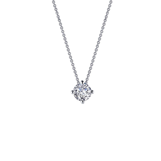 LAFONN 0.85 CTW Solitaire Necklace N0173CLP20