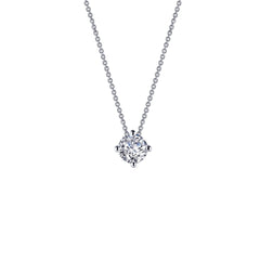 LAFONN 0.85 CTW Solitaire Necklace N0173CLP20